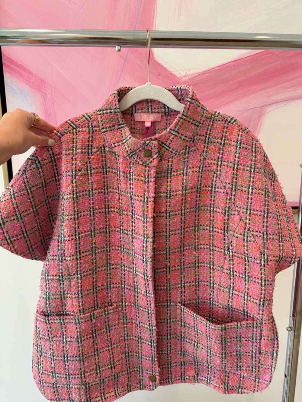 BISBY Pink Tweed Set, size 12